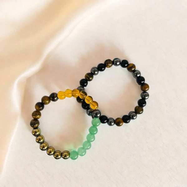 Richie Rich Combo ( Triple Protection Bracelet + money magnet Bracelet)
