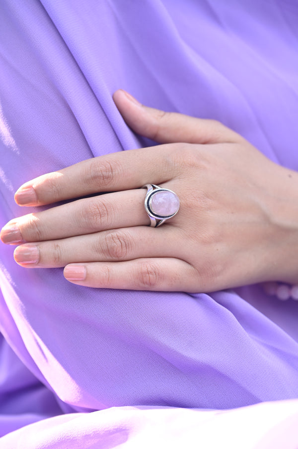 Rose Quartz Ring