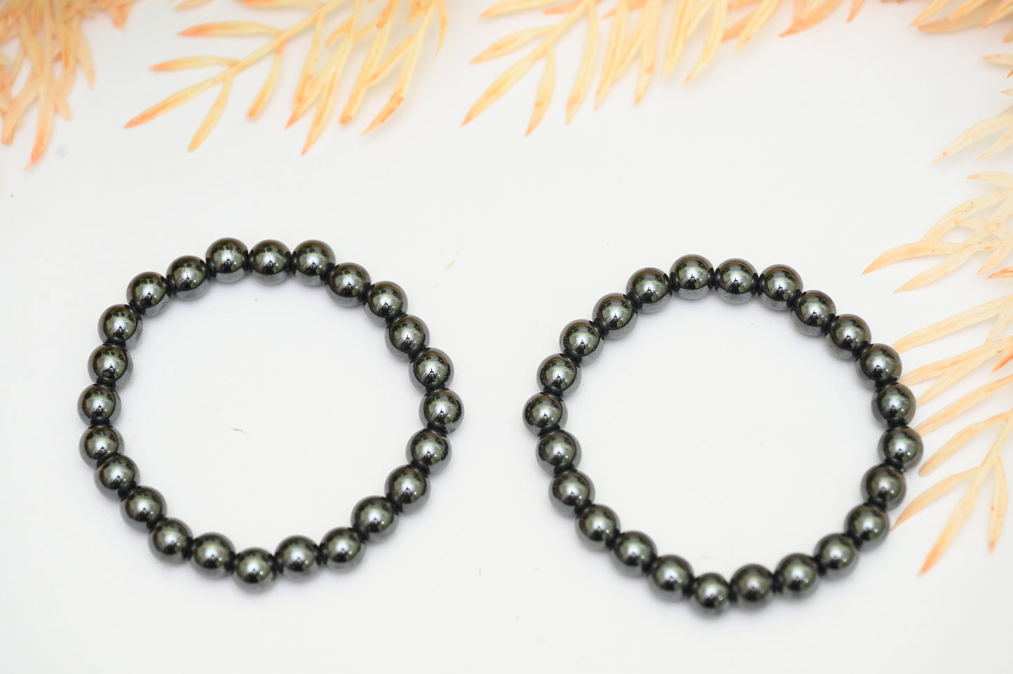 Hematite Round Beads Bracelet