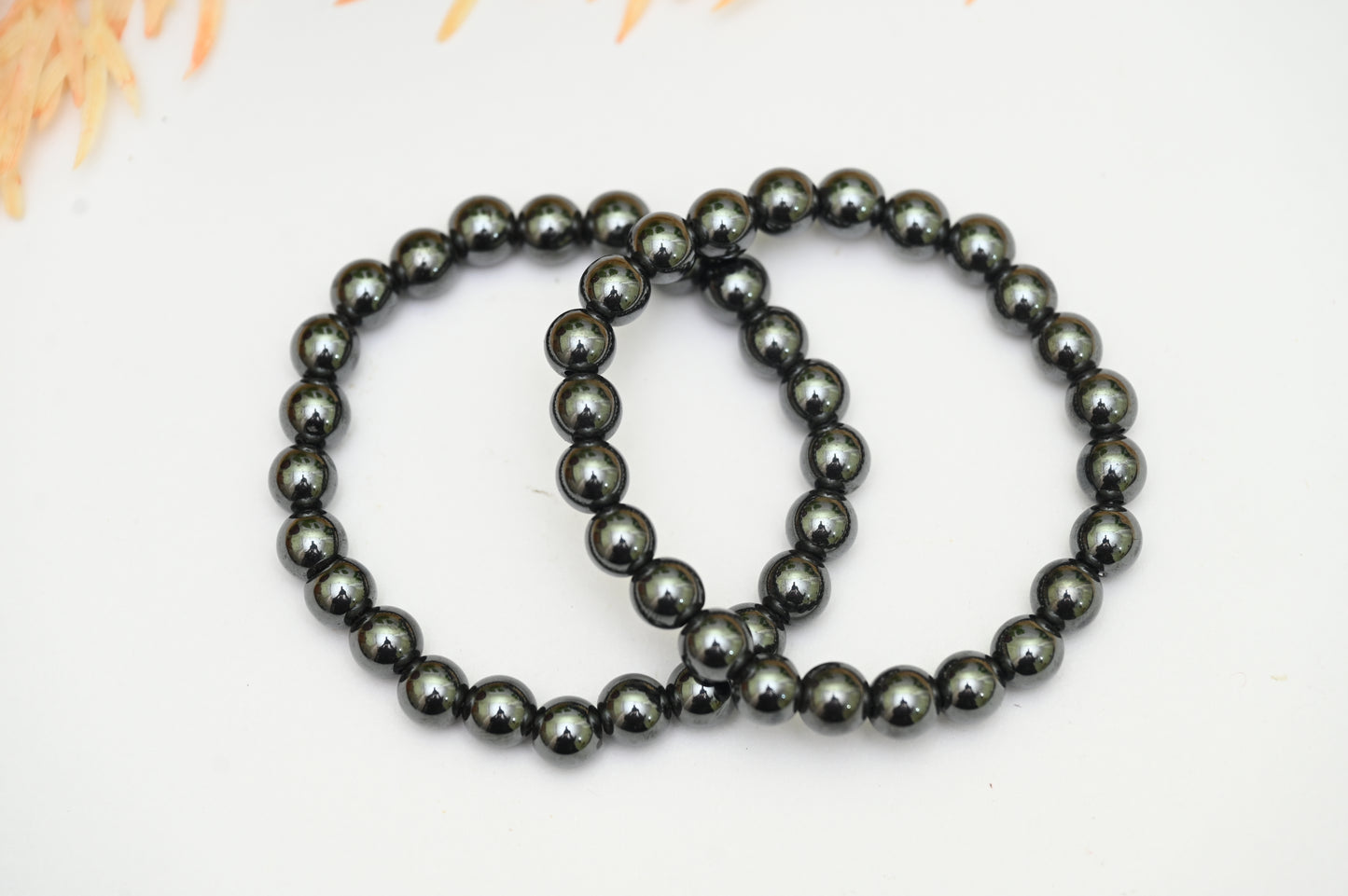Hematite Round Beads Bracelet