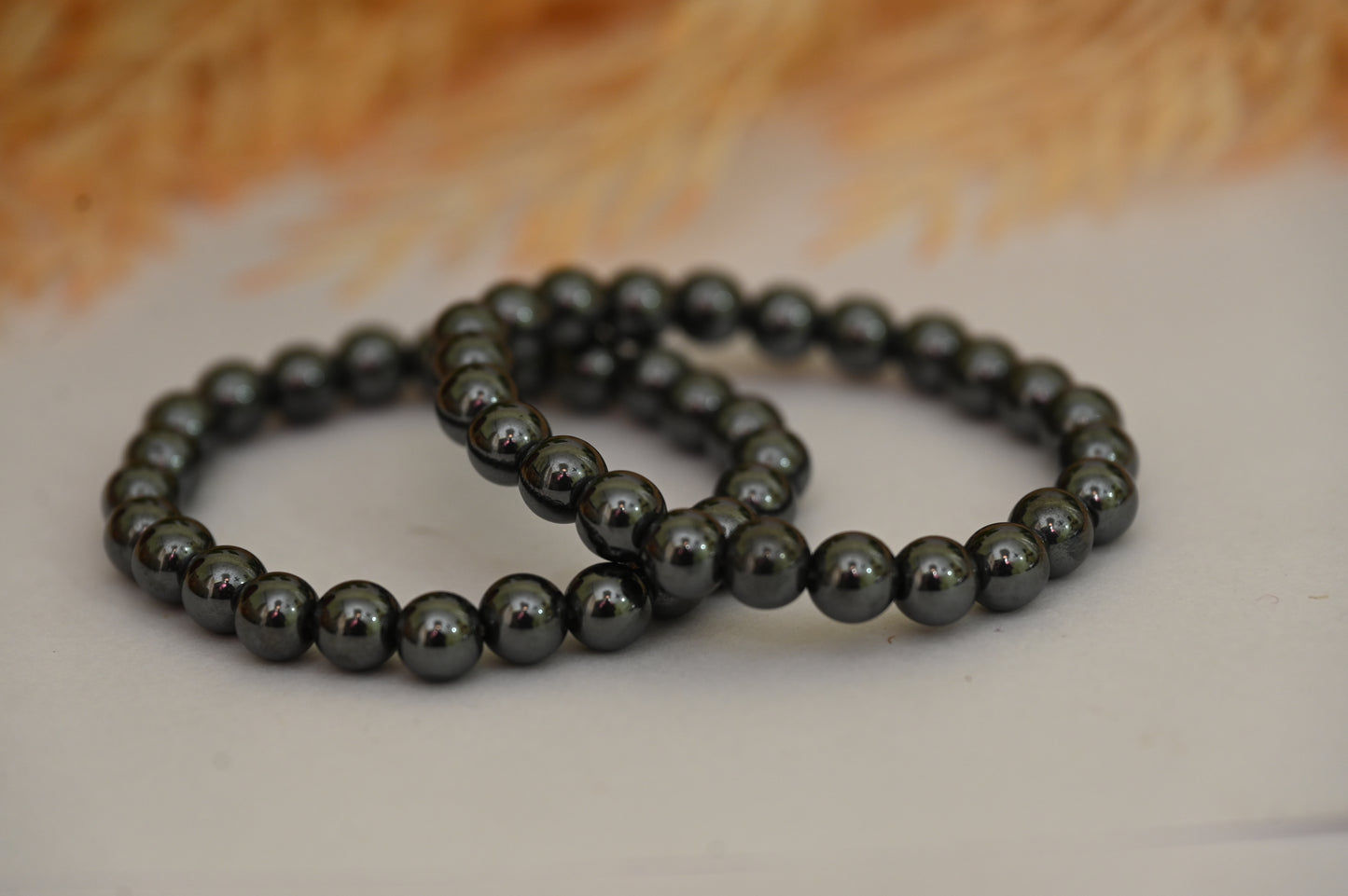 Hematite Round Beads Bracelet