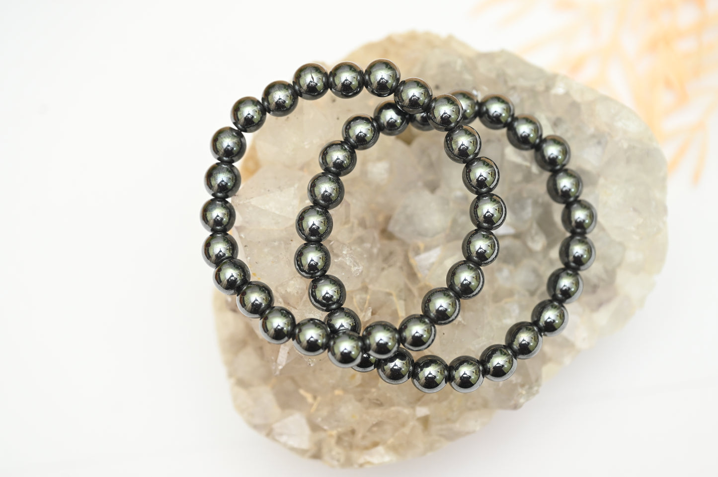 Hematite Round Beads Bracelet