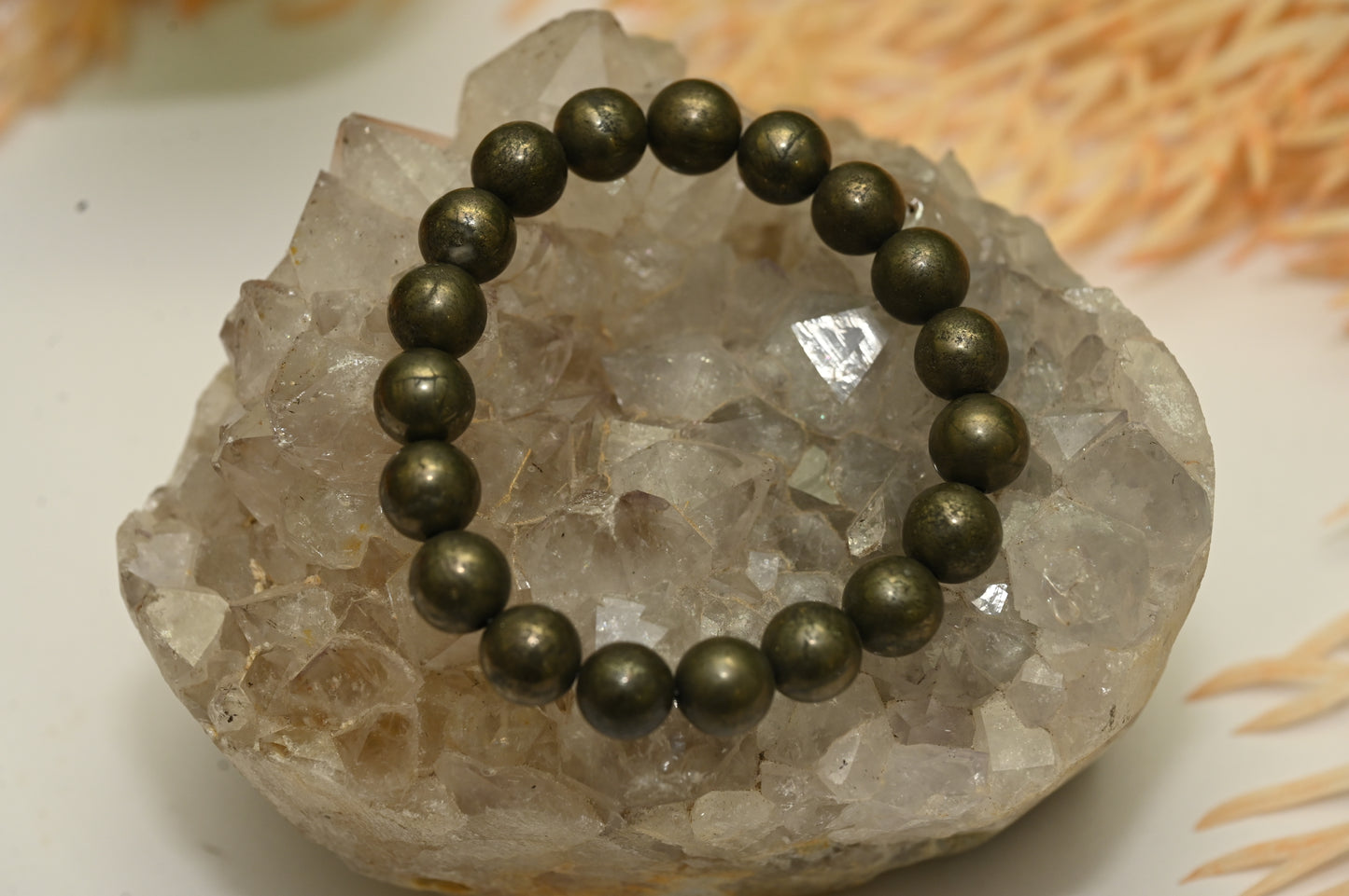 Raw Pyrite Bracelet