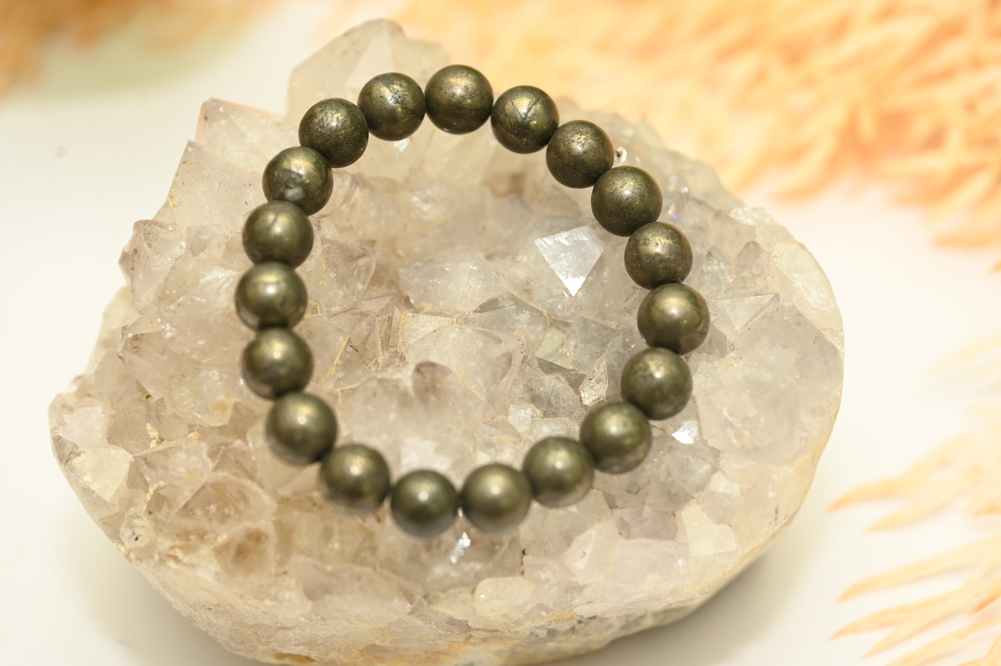 Raw Pyrite Bracelet