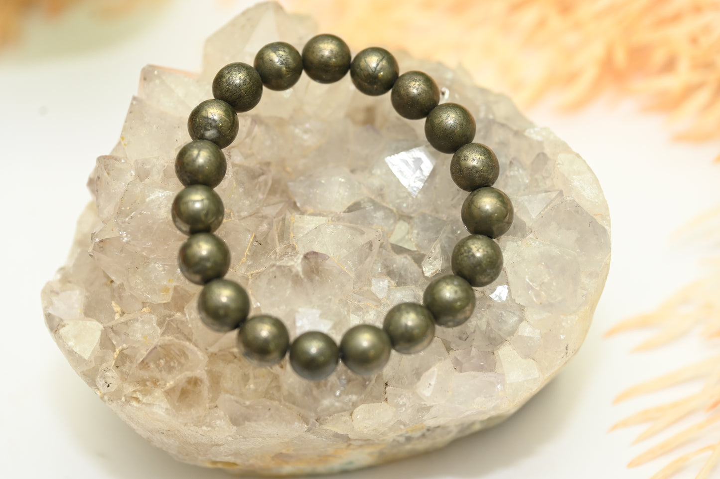 Raw Pyrite Bracelet