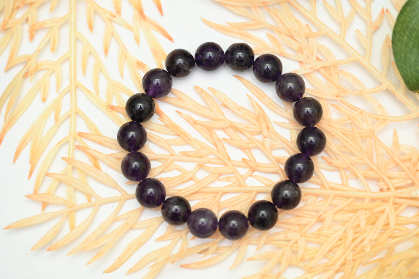 Amethyst Round Beads Bracelet