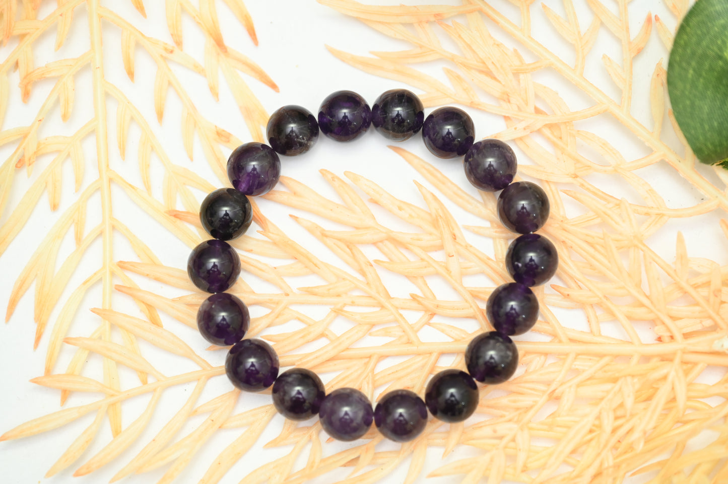 Amethyst Round Beads Bracelet