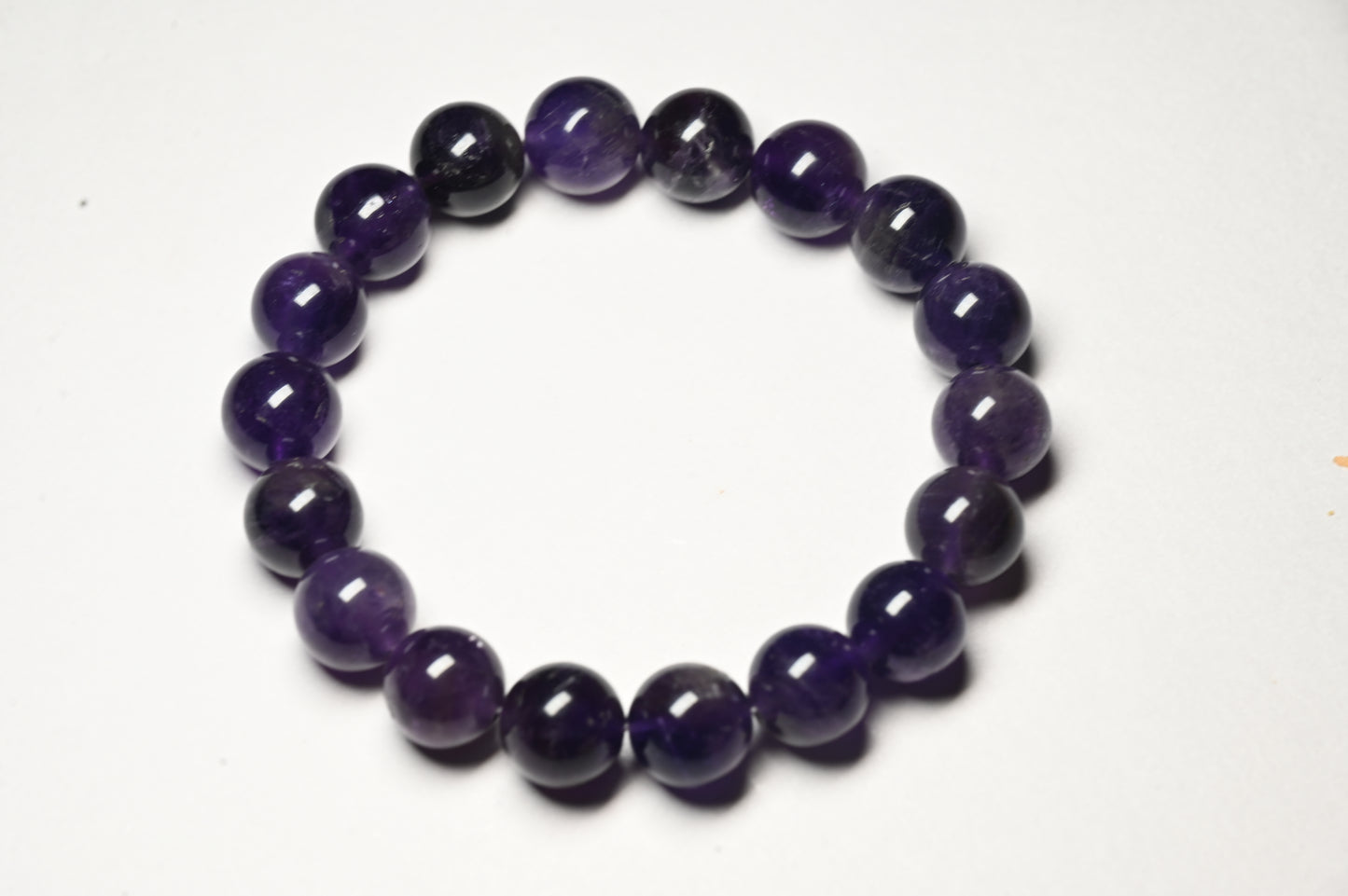 Amethyst Round Beads Bracelet