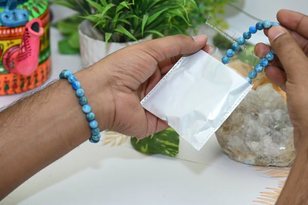 Blue Apatite Bracelet