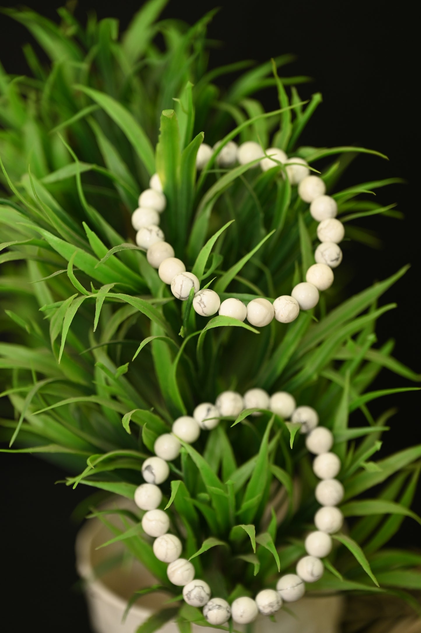 Howlite Crystal Bracelet (AAA Quality)