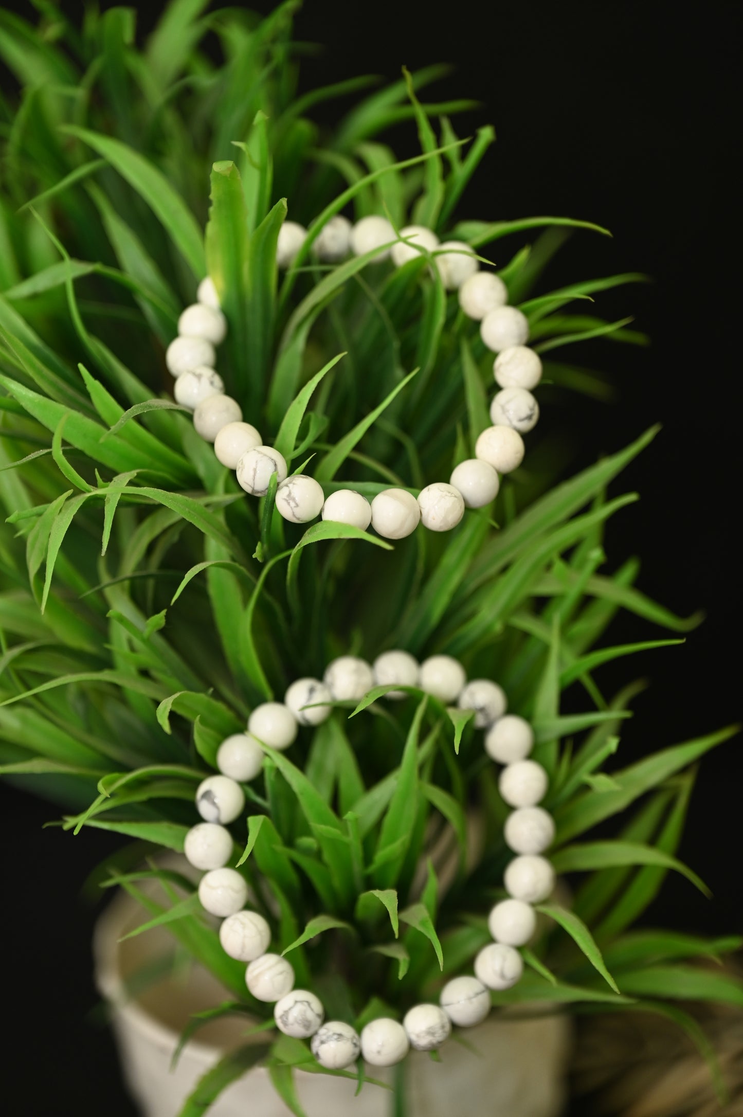 Howlite Crystal Bracelet (AAA Quality)