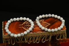 Howlite Crystal Bracelet (AAA Quality)