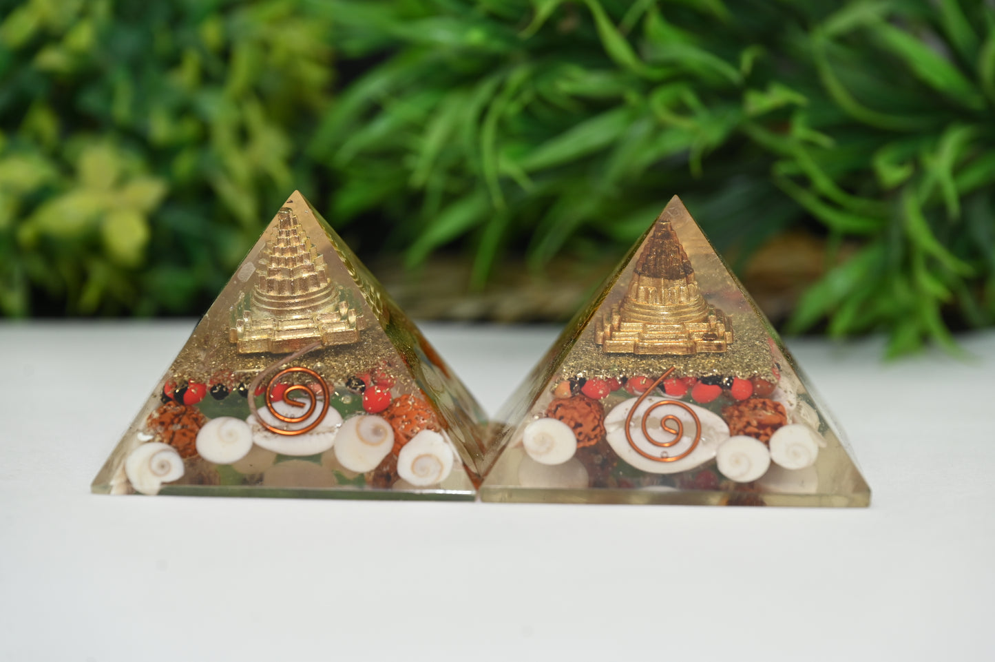Dhan Laxmi Pyramid - Shree Yantra Gomti Chakra
