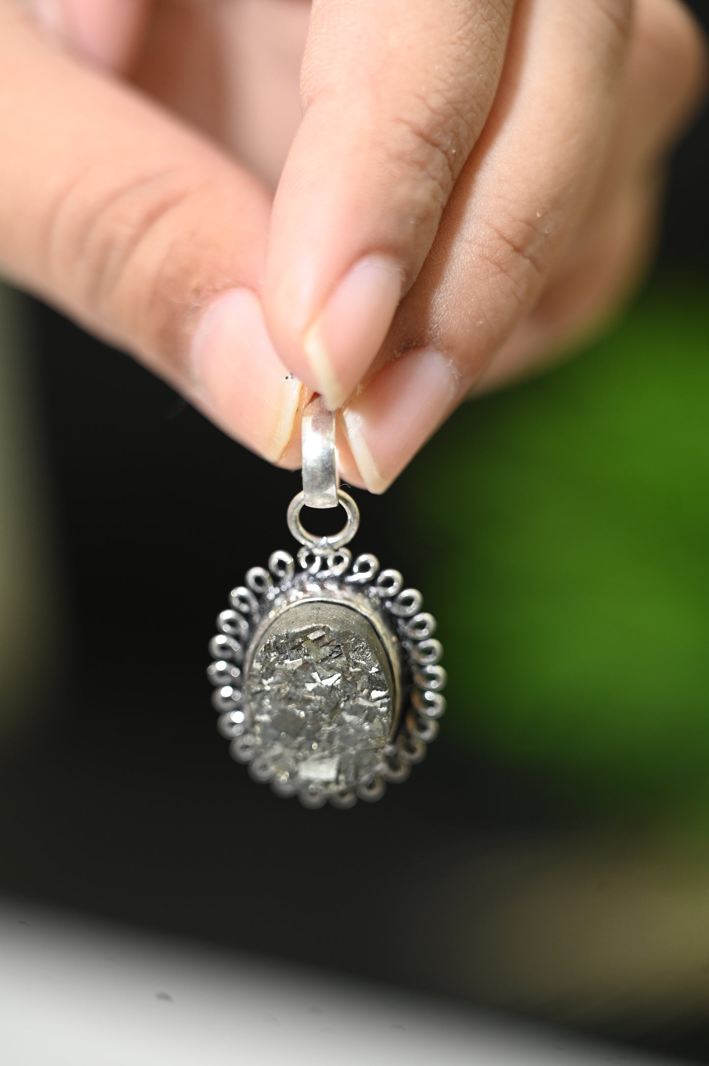 Pyrite pendent (AAA Quality)