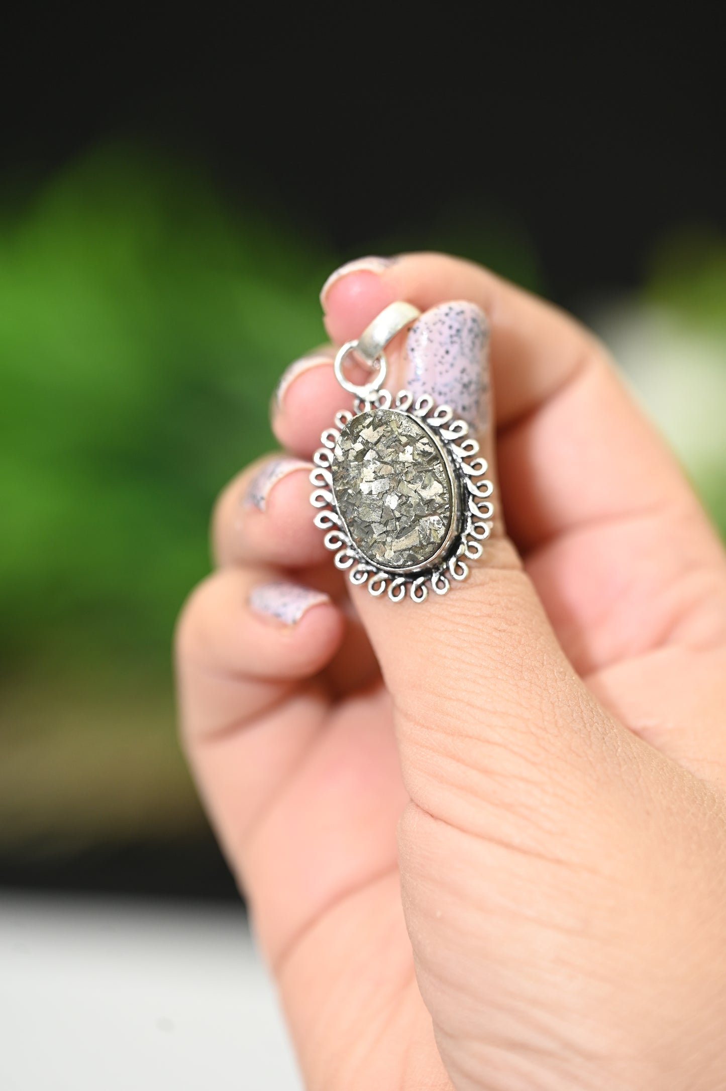 Pyrite pendent (AAA Quality)
