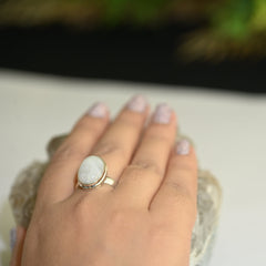 Moonstone ring (AAA Quality)