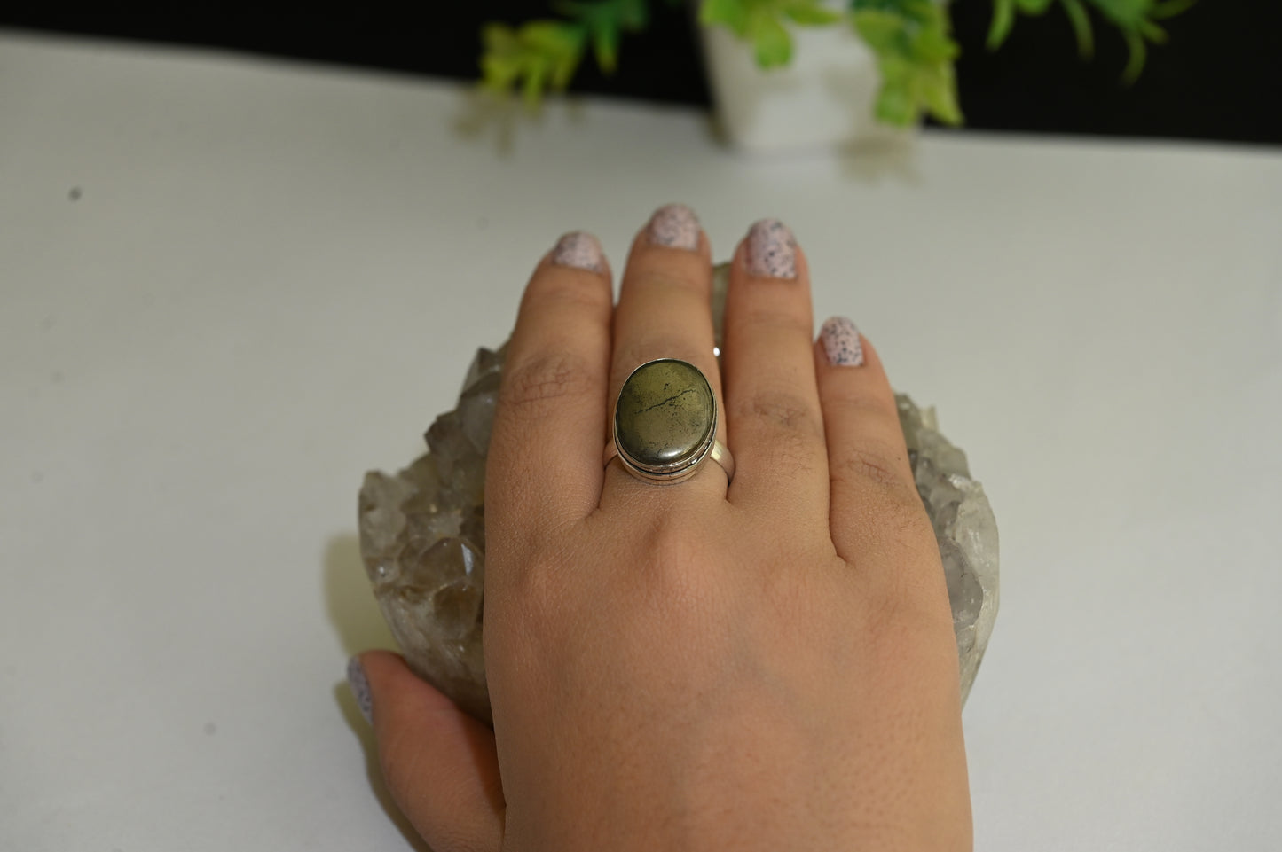 Pyrite ring ( AAA Quality)