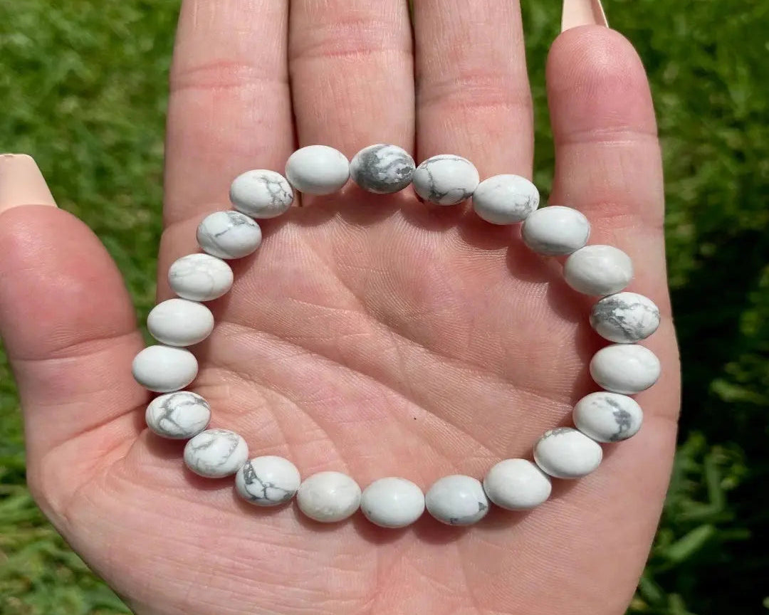 Howlite Crystal Bracelet (AAA Quality)