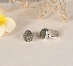 Pyrite ring ( AAA Quality)