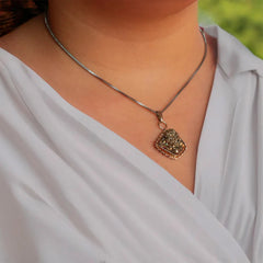 Raw Pyrite Anklet +Premium Pyrite pendent (With Lab certificate)