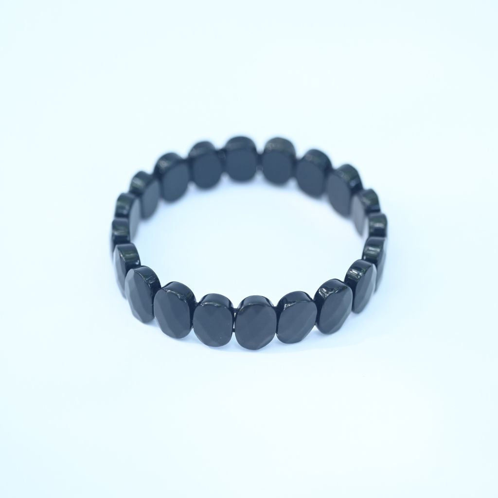 Black Onyx Tumble Bracelet for Protection & Strength