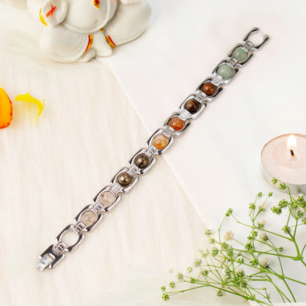 Metal Dhan Yog Bracelet - premium Silver