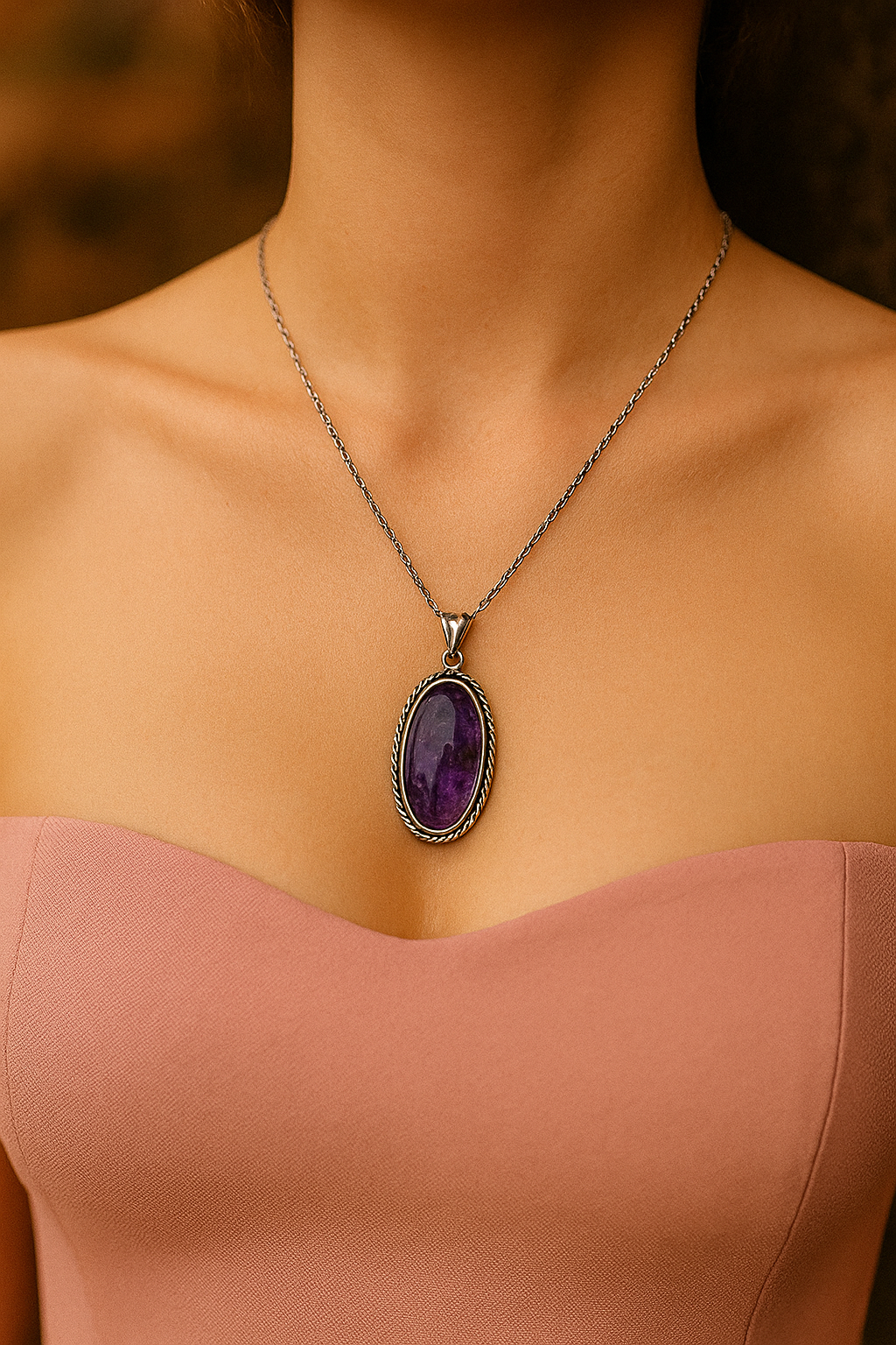Amethyst pendent ( AAA Quality)