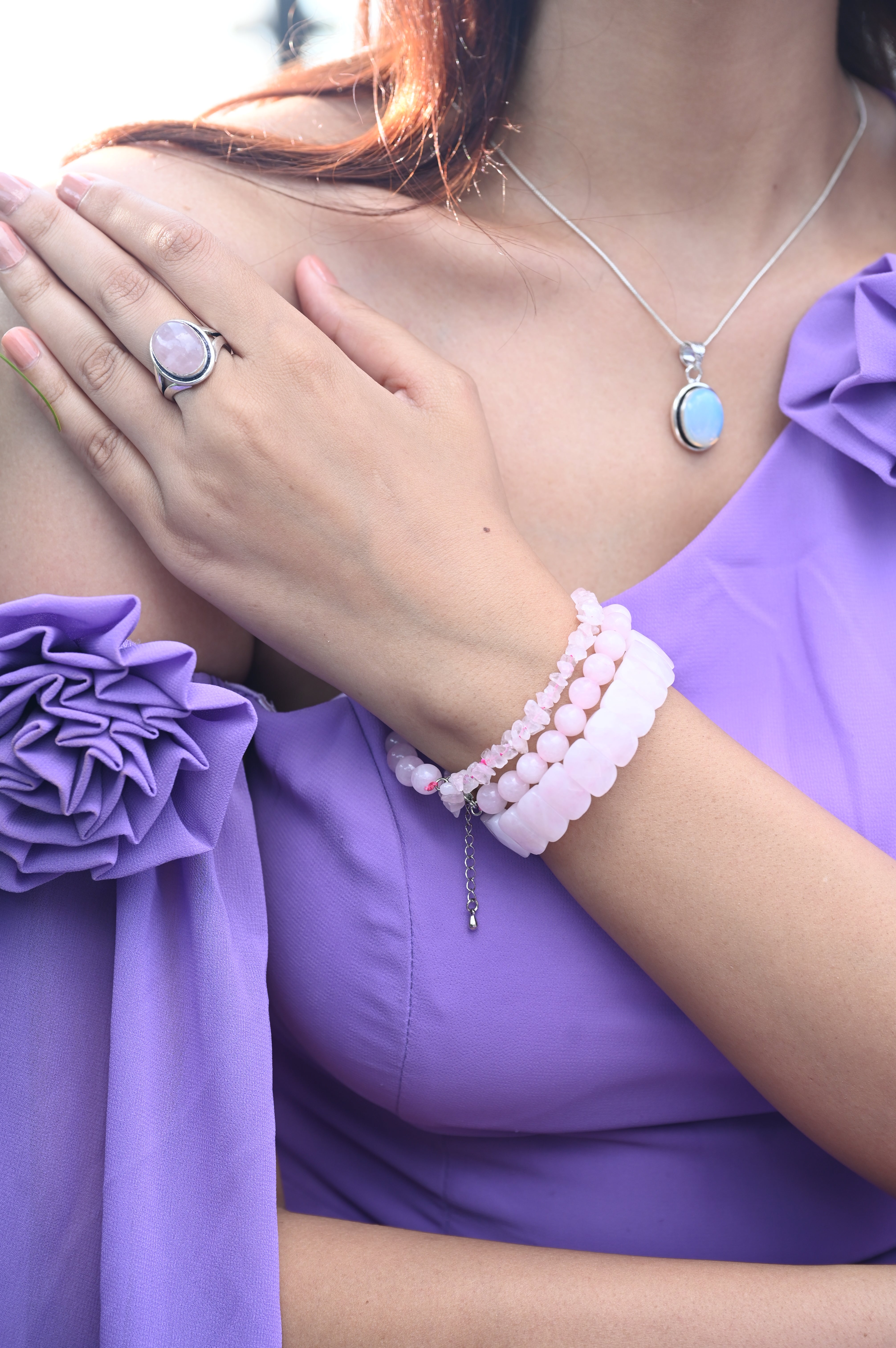 Rose Quartz Ring