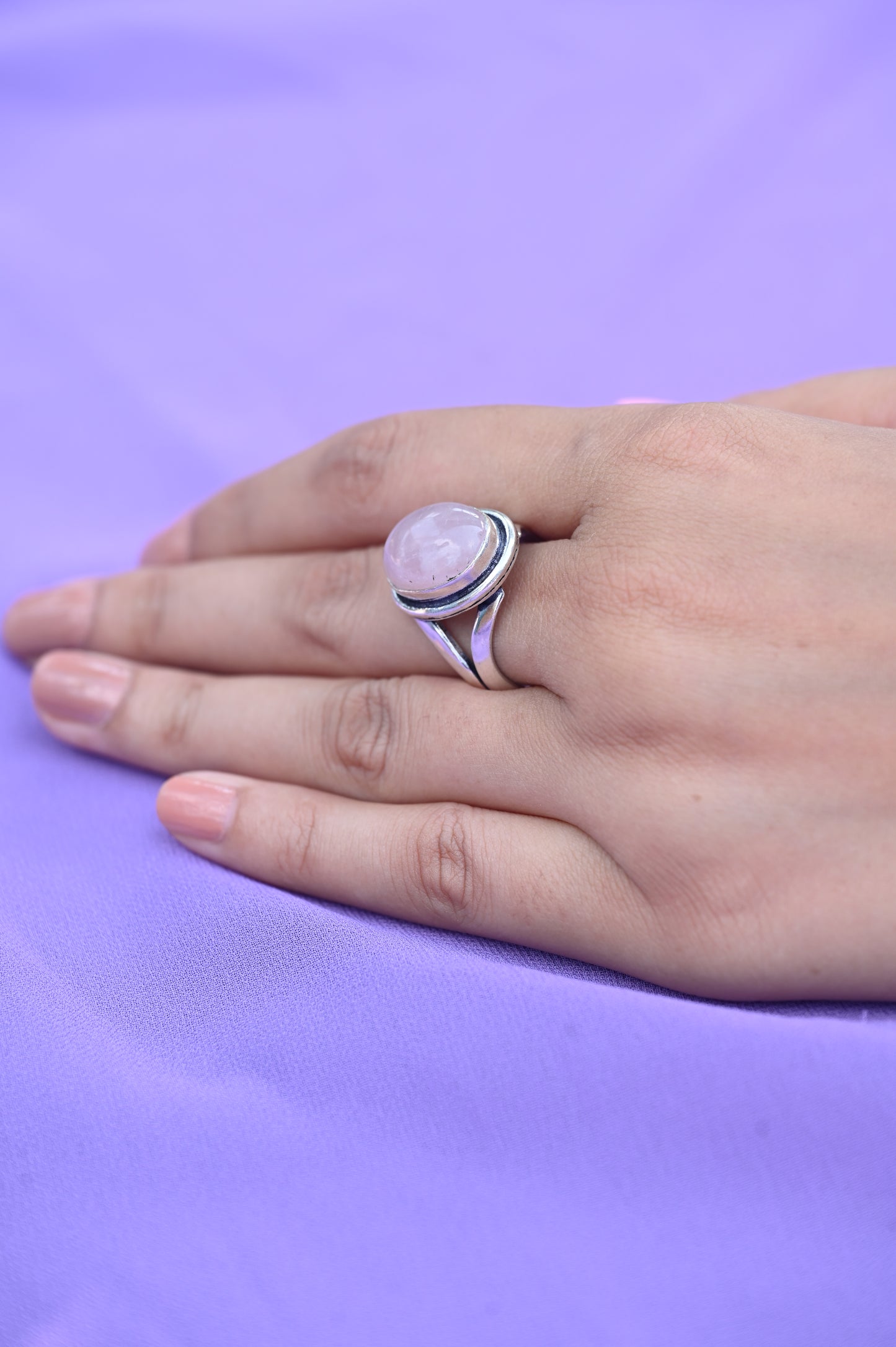 Rose Quartz Ring