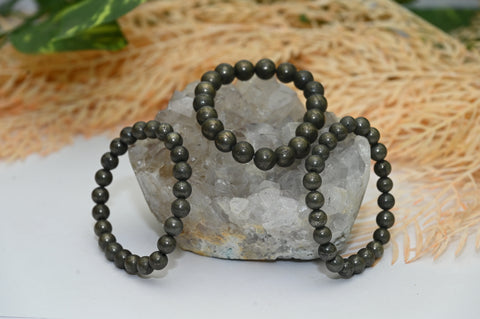 Raw  Pyrite Bracelet