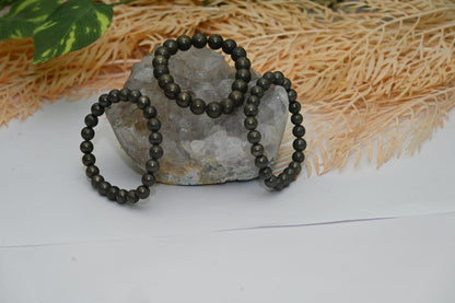Raw  Pyrite Bracelet