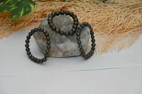 Raw  Pyrite Bracelet