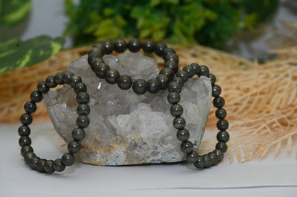 Raw  Pyrite Bracelet