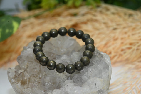 Raw  Pyrite Bracelet