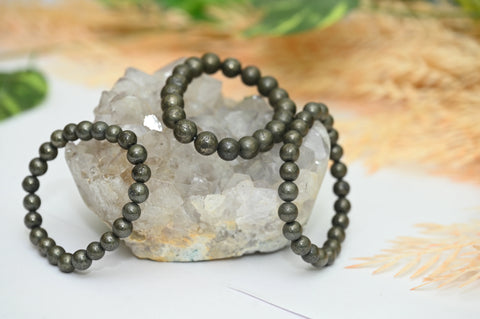 Raw  Pyrite Bracelet
