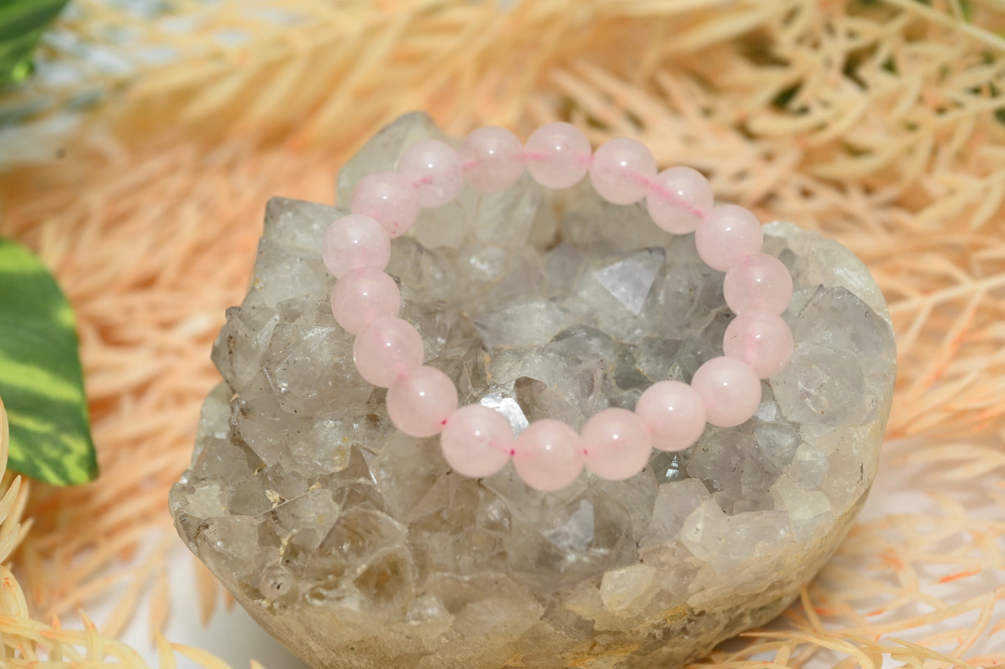 Rose Quartz Bracelet (AAA Quality)