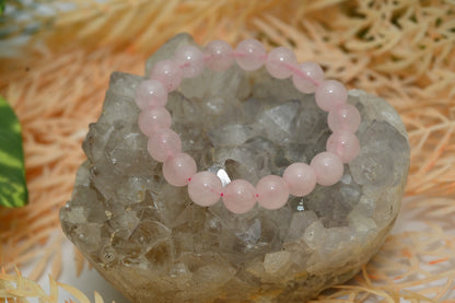 Rose Quartz Bracelet (AAA Quality)