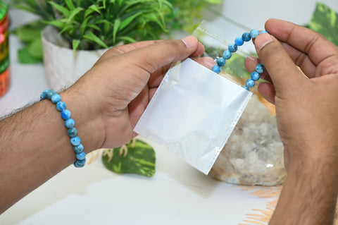 Blue Apatite Bracelet