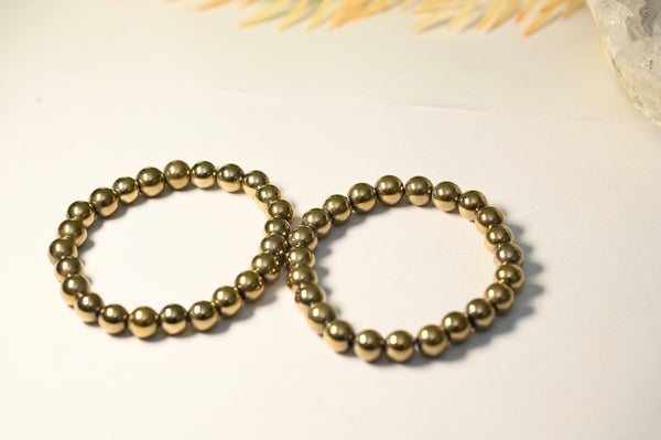 Golden pyrite bracelet (Money bracelet)