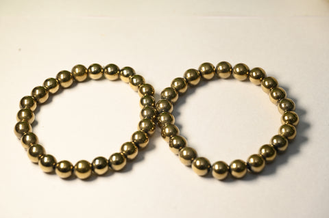 Golden pyrite bracelet (Money bracelet)