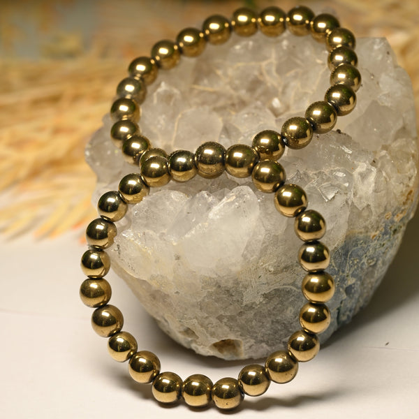 Golden pyrite bracelet (Money bracelet)