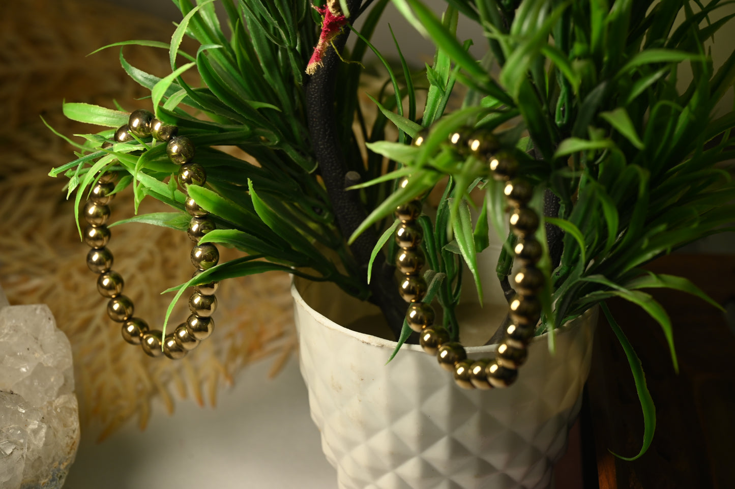 Golden pyrite bracelet (Money bracelet)
