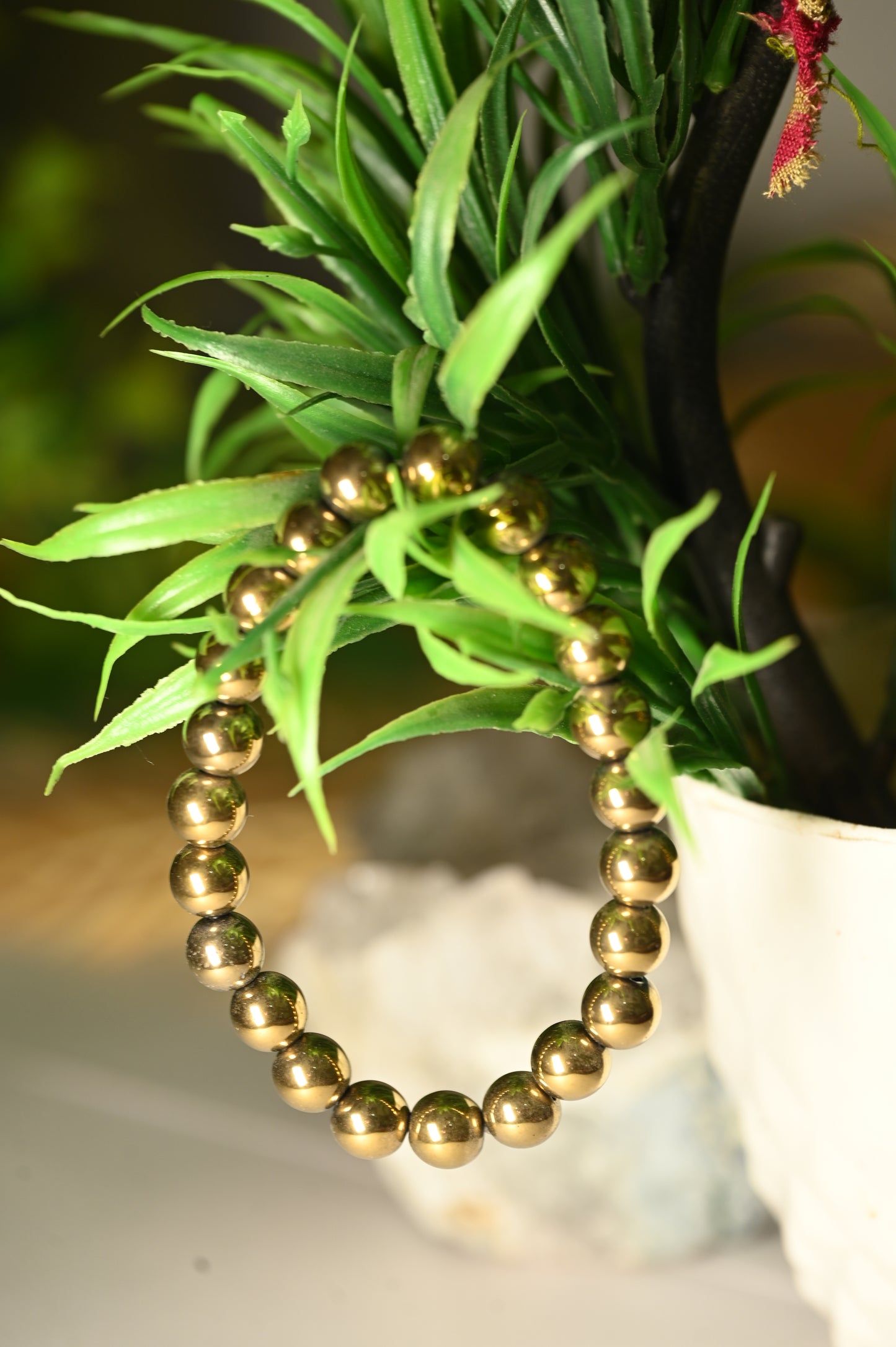 Golden pyrite bracelet (Money bracelet)
