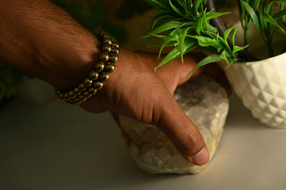 Golden pyrite bracelet (Money bracelet)