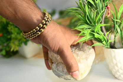Golden pyrite bracelet (Money bracelet)