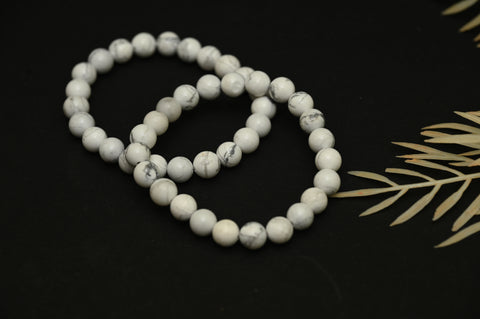Howlite Crystal Bracelet (AAA Quality)