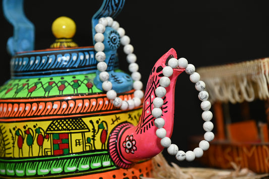 Howlite Crystal Bracelet (AAA Quality)