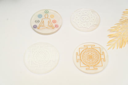 Selenite Crystal Recharging Plate (AAA Quality)