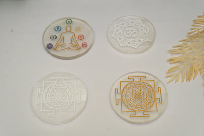 Selenite Crystal Recharging Plate (AAA Quality)
