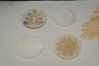 Selenite Crystal Recharging Plate (AAA Quality)